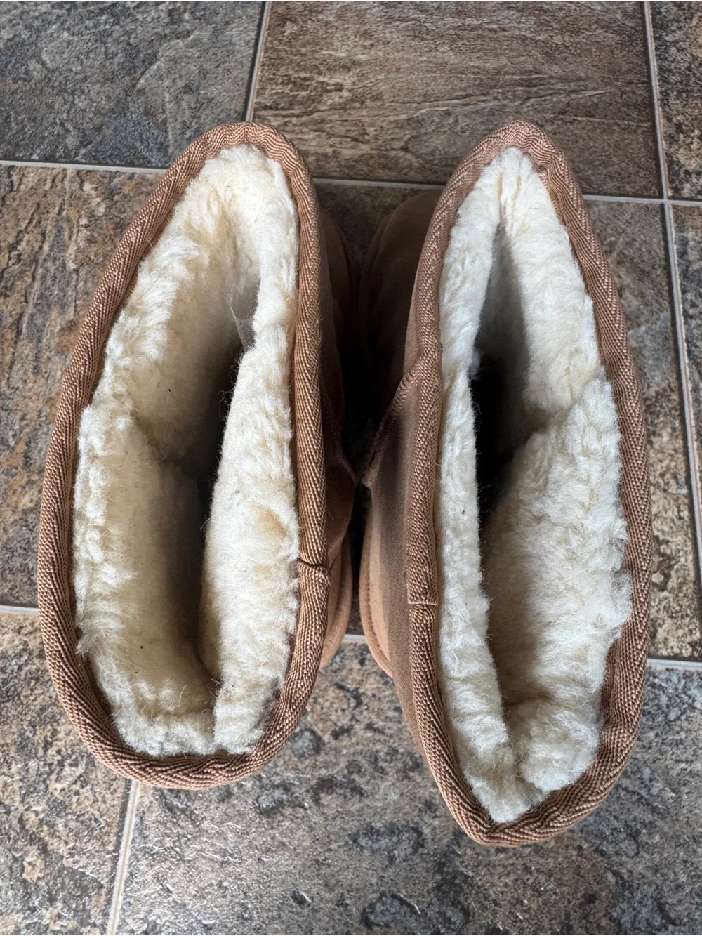 NEW!!! UGG Essential Short Boots- Chestnut tan, Women’s Size 10